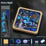 Kit de manualidades para posavasos de mosaico "Noche estrellada" | Cuadrado