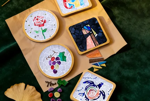 Transform Your Workspace: The Rise of Aesthetic DIY Mosaic Coasters
