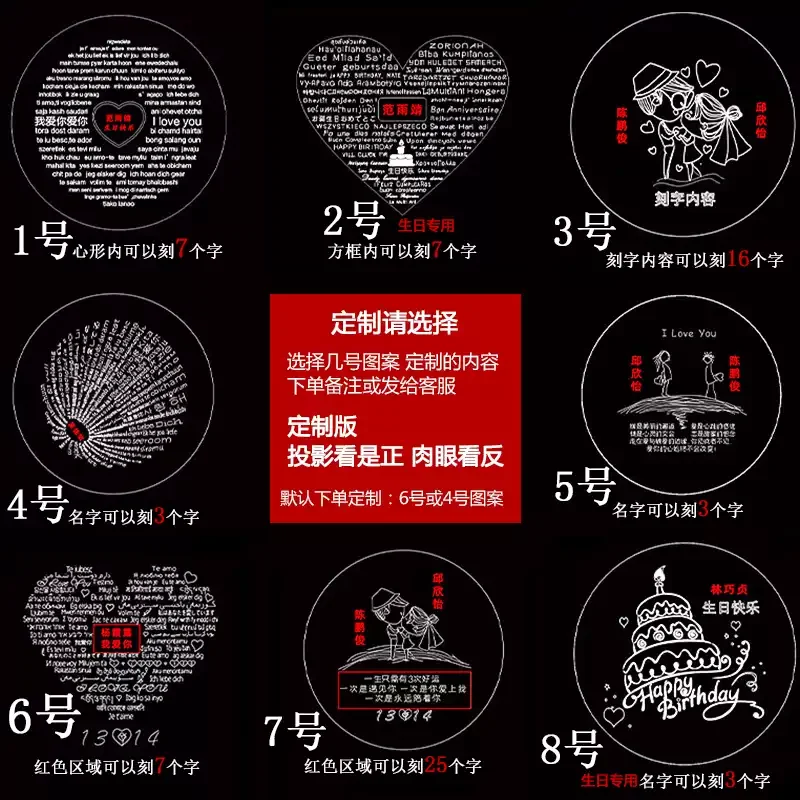 银饰花朵纯银项链女款玫瑰金四叶草吊坠定制投影100种我爱你礼物