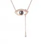 Custom "Devil's Eye" Protection Projection Necklace - S925 Silver Photo Pendant