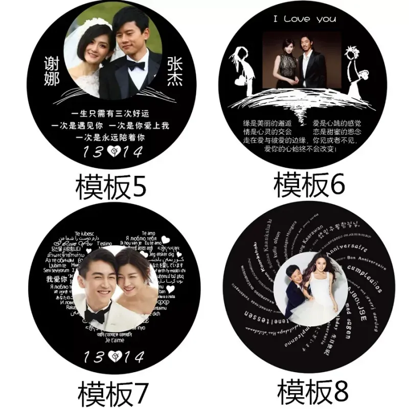 投影定制925纯银项链女款2025新款刻照片刻字吊坠生日礼物送女友