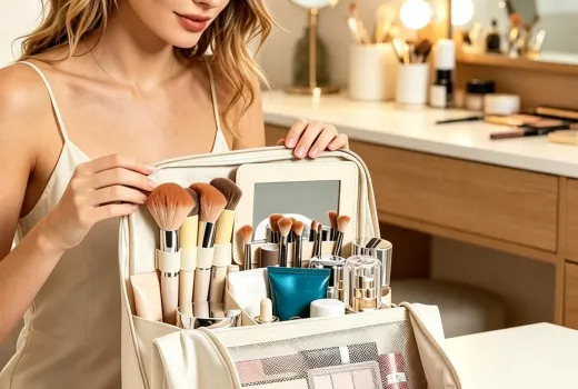 From Vanity Table to Suitcase: How to Keep Beauty Products Neat at Home and Away