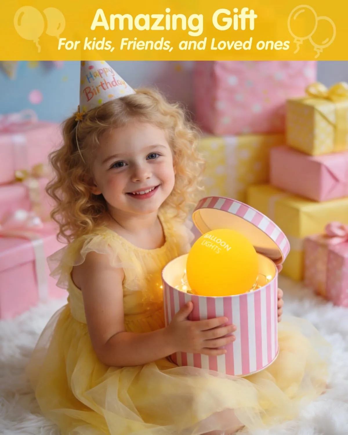 Balloon night light as a warm gift idea